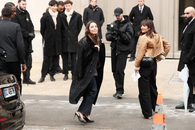 Celebrities at Chanel 2 Collection Haute Couture Spring Summer 2025 during Paris Fashion Week PFW Elodie Bouchez Celebrities at Chanel 2 Collection Haute Couture Spring Summer 2025 during Paris Fashion Week PFW , january 28th 2025 Celebrities at Chanel 2 Fashion Show Haute Couture Spring Summer 2025 during Paris Fashion Week, january 28th 2025 Paris France  Copyright: xChristophexClovisx xBestimagexChristophexClovisx xBestimagex