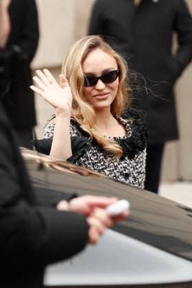 Celebrities at Chanel 2 Collection Haute Couture Spring Summer 2025 during Paris Fashion Week PFW Lily Rose Depp Celebrities at Chanel 2 Collection Haute Couture Spring Summer 2025 during Paris Fashion Week PFW , january 28th 2025 Celebrities at Chanel 2 Fashion Show Haute Couture Spring Summer 2025 during Paris Fashion Week, january 28th 2025 Paris France  Copyright: xChristophexClovisx xBestimagexChristophexClovisx xBestimagex