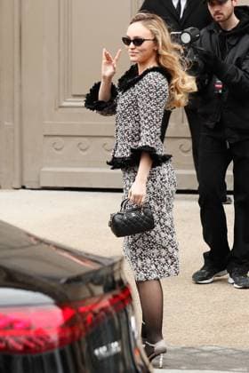 Celebrities at Chanel 2 Collection Haute Couture Spring Summer 2025 during Paris Fashion Week PFW Lily Rose Depp Celebrities at Chanel 2 Collection Haute Couture Spring Summer 2025 during Paris Fashion Week PFW , january 28th 2025 Celebrities at Chanel 2 Fashion Show Haute Couture Spring Summer 2025 during Paris Fashion Week, january 28th 2025 Paris France  Copyright: xChristophexClovisx xBestimagexChristophexClovisx xBestimagex