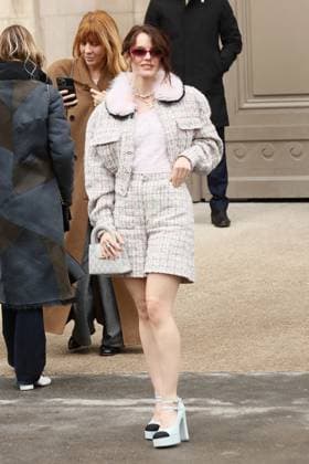 Celebrities at Chanel 2 Collection Haute Couture Spring Summer 2025 during Paris Fashion Week PFW Carlotta Gamba Celebrities at Chanel 2 Collection Haute Couture Spring Summer 2025 during Paris Fashion Week PFW , january 28th 2025 Celebrities at Chanel 2 Fashion Show Haute Couture Spring Summer 2025 during Paris Fashion Week, january 28th 2025 Paris France  Copyright: xChristophexClovisx xBestimagexChristophexClovisx xBestimagex