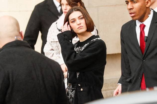Celebrities leaving the second Chanel Spring Summer 2025 Haute Couture Collection show during Paris Fashion Week PFW Anamaria Vartolomei leaving the second Chanel Spring Summer 2025 Haute Couture Collection show during Paris Fashion Week PFW , France, on January 28, 2025 Christophe Clovis Bestimage Celebrities leaving the second Chanel Spring Summer 2025 Haute Couture Collection show during Paris Fashion Week PFW , France, on January 28, 2025 Christophe Clovis Bestimage Paris France  Copyright: xChristophexClovisx xBestimagexChristophexClovisx xBestimagex