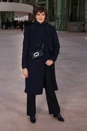 PFW - Chanel Photocall Ines de la Fressange attends the Chanel Haute Couture Spring-Summer 2025 show as part of Paris Fashion Week on January 28, 2025 in Paris, France. Photo by ABACAPRESS.COM Paris France  Copyright: xABACAx