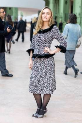 Celebrities at the Chanel show at the Grand Palais, Haute Couture Spring Summer 2025 Collection during Paris Fashion Week PFW Lily Rose Depp at the Chanel show at the Grand Palais, Haute Couture Spring Summer 2025 Collection during Paris Fashion Week PFW January 28th, 2025 Olivier Borde Bestimage Celebrities at the Chanel show at the Grand Palais, Haute Couture Spring Summer 2025 Collection during Paris Fashion Week PFW January 28th, 2025 Paris France  Copyright: xOLIVIERxBORDEx xBESTIMAGExOLIVIERxBORDEx xBESTIMAGEx