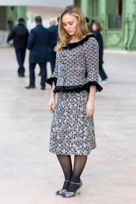 Celebrities at the Chanel show at the Grand Palais, Haute Couture Spring Summer 2025 Collection during Paris Fashion Week PFW Lily Rose Depp at the Chanel show at the Grand Palais, Haute Couture Spring Summer 2025 Collection during Paris Fashion Week PFW January 28th, 2025 Olivier Borde Bestimage Celebrities at the Chanel show at the Grand Palais, Haute Couture Spring Summer 2025 Collection during Paris Fashion Week PFW January 28th, 2025 Paris France  Copyright: xOLIVIERxBORDEx xBESTIMAGExOLIVIERxBORDEx xBESTIMAGEx