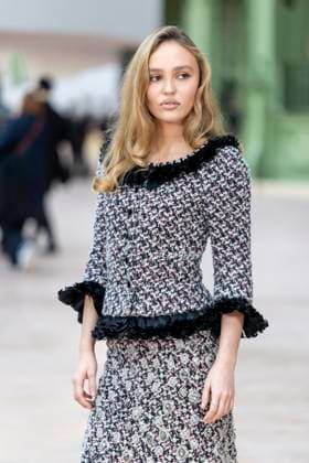 Celebrities at the Chanel show at the Grand Palais, Haute Couture Spring Summer 2025 Collection during Paris Fashion Week PFW Lily Rose Depp at the Chanel show at the Grand Palais, Haute Couture Spring Summer 2025 Collection during Paris Fashion Week PFW January 28th, 2025 Olivier Borde Bestimage Celebrities at the Chanel show at the Grand Palais, Haute Couture Spring Summer 2025 Collection during Paris Fashion Week PFW January 28th, 2025 Paris France  Copyright: xOLIVIERxBORDEx xBESTIMAGExOLIVIERxBORDEx xBESTIMAGEx