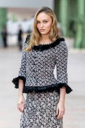 Celebrities at the Chanel show at the Grand Palais, Haute Couture Spring Summer 2025 Collection during Paris Fashion Week PFW Lily Rose Depp at the Chanel show at the Grand Palais, Haute Couture Spring Summer 2025 Collection during Paris Fashion Week PFW January 28th, 2025 Olivier Borde Bestimage Celebrities at the Chanel show at the Grand Palais, Haute Couture Spring Summer 2025 Collection during Paris Fashion Week PFW January 28th, 2025 Paris France  Copyright: xOLIVIERxBORDEx xBESTIMAGExOLIVIERxBORDEx xBESTIMAGEx