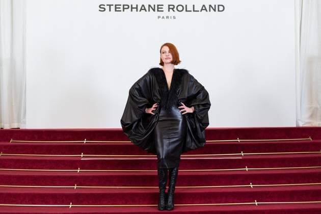 PFW - Stephane Rolland HC - Photocall NB Elodie Frege attends the Schiaparelli Haute Couture Spring-Summer 2025 show as part of Paris Fashion Week on January 28 2025 in Paris, France. Photo by Nasser Berzane ABACAPRESS.COM Paris France  Copyright: xBerzanexNasser ABACAx