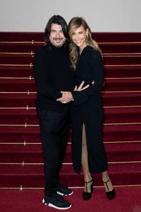 PFW - Stephane Rolland HC - Photocall NB Stephane Rolland, Ophelie Meunier attends the Schiaparelli Haute Couture Spring-Summer 2025 show as part of Paris Fashion Week on January 28 2025 in Paris, France. Photo by Nasser Berzane ABACAPRESS.COM Paris France  Copyright: xBerzanexNasser ABACAx