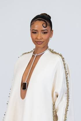 PFW - Stephane Rolland HC - Photocall NB Flora Coquerel attends the Schiaparelli Haute Couture Spring-Summer 2025 show as part of Paris Fashion Week on January 28 2025 in Paris, France. Photo by Nasser Berzane ABACAPRESS.COM Paris France  Copyright: xBerzanexNasser ABACAx