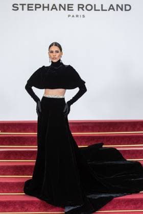 PFW - Stephane Rolland HC - Photocall NB Dy Miryan attends the Schiaparelli Haute Couture Spring-Summer 2025 show as part of Paris Fashion Week on January 28 2025 in Paris, France. Photo by Nasser Berzane ABACAPRESS.COM Paris France  Copyright: xBerzanexNasser ABACAx