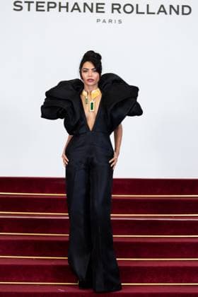 PFW - Stephane Rolland HC - Photocall NB Mona Patel attends the Schiaparelli Haute Couture Spring-Summer 2025 show as part of Paris Fashion Week on January 28 2025 in Paris, France. Photo by Nasser Berzane ABACAPRESS.COM Paris France  Copyright: xBerzanexNasser ABACAx