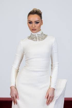 PFW - Stephane Rolland HC - Photocall NB Romane Iannaccone attends the Schiaparelli Haute Couture Spring-Summer 2025 show as part of Paris Fashion Week on January 28 2025 in Paris, France. Photo by Nasser Berzane ABACAPRESS.COM Paris France  Copyright: xBerzanexNasser ABACAx