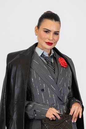 PFW - Stephane Rolland HC - Photocall NB Guest attends the Schiaparelli Haute Couture Spring-Summer 2025 show as part of Paris Fashion Week on January 28 2025 in Paris, France. Photo by Nasser Berzane ABACAPRESS.COM Paris France  Copyright: xBerzanexNasser ABACAx