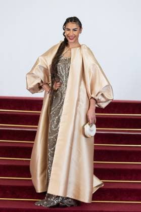 PFW - Stephane Rolland HC - Photocall NB Guest attends the Schiaparelli Haute Couture Spring-Summer 2025 show as part of Paris Fashion Week on January 28 2025 in Paris, France. Photo by Nasser Berzane ABACAPRESS.COM Paris France  Copyright: xBerzanexNasser ABACAx