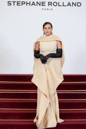 PFW - Stephane Rolland HC - Photocall NB Guest attends the Schiaparelli Haute Couture Spring-Summer 2025 show as part of Paris Fashion Week on January 28 2025 in Paris, France. Photo by Nasser Berzane ABACAPRESS.COM Paris France  Copyright: xBerzanexNasser ABACAx