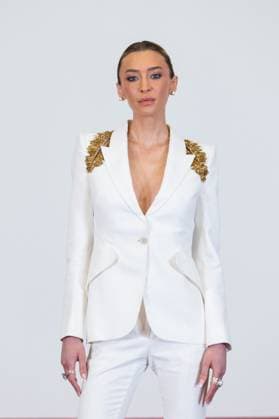 PFW - Stephane Rolland HC - Photocall NB Guest attends the Schiaparelli Haute Couture Spring-Summer 2025 show as part of Paris Fashion Week on January 28 2025 in Paris, France. Photo by Nasser Berzane ABACAPRESS.COM Paris France  Copyright: xBerzanexNasser ABACAx