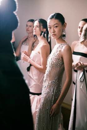 Paris Fashion Week HC SS25 Célia Kritharioti 439800 2025 01 28 France  Copyright: xJean-BaptistexSoulliatx xStarfacex STAR_439800_017