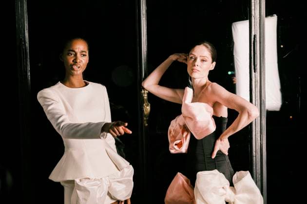 Paris Fashion Week HC SS25 Célia Kritharioti Coco Rocha 439800 2025 01 28 France  Copyright: xJean-BaptistexSoulliatx xStarfacex STAR_439800_018