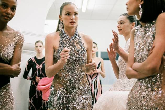 Paris Fashion Week HC SS25 Célia Kritharioti 439800 2025 01 28 France  Copyright: xJean-BaptistexSoulliatx xStarfacex STAR_439800_028