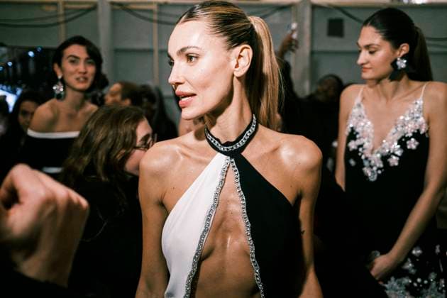 Paris Fashion Week HC SS25 Célia Kritharioti 439800 2025 01 28 France  Copyright: xJean-BaptistexSoulliatx xStarfacex STAR_439800_037