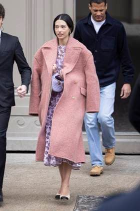 Entertainment Bilder des Tages PFW - Chanel Exit Paris, France - January 28: Hannah O Neill leaves Chanel fashion show during the Haute Couture Fall Winter 2025 - 2026 Fashion Week on January 28, 2025 in Paris, France. Photo by ABACAPRESS.COM Paris France  Copyright: xABACAx