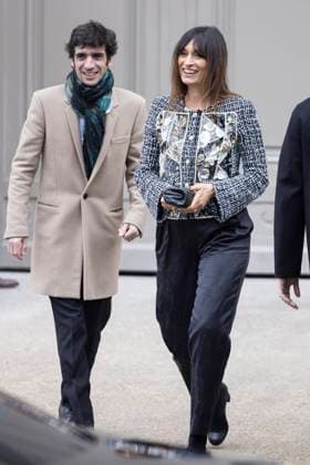 PFW - Chanel Exit Paris, France - January 28: Caroline de Maigret leaves Chanel fashion show during the Haute Couture Fall Winter 2025 - 2026 Fashion Week on January 28, 2025 in Paris, France. Photo by ABACAPRESS.COM Paris France  Copyright: xABACAx