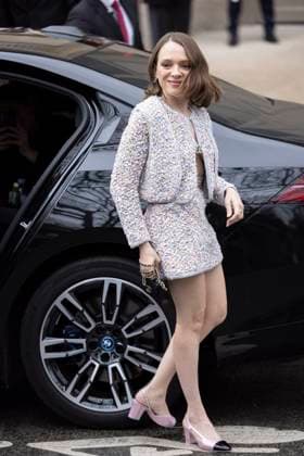 PFW - Chanel Exit Paris, France - January 28: Shira Hass leaves Chanel fashion show during the Haute Couture Fall Winter 2025 - 2026 Fashion Week on January 28, 2025 in Paris, France. Photo by ABACAPRESS.COM Paris France  Copyright: xABACAx