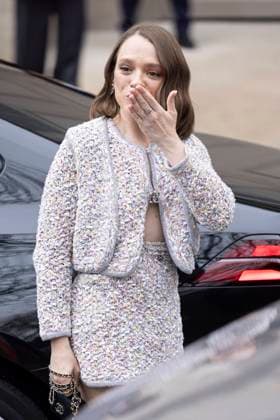 PFW - Chanel Exit Paris, France - January 28: Shira Hass leaves Chanel fashion show during the Haute Couture Fall Winter 2025 - 2026 Fashion Week on January 28, 2025 in Paris, France. Photo by ABACAPRESS.COM Paris France  Copyright: xABACAx