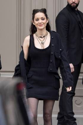 PFW - Chanel Exit Paris, France - January 28: Marion Cotillard leaves Chanel fashion show during the Haute Couture Fall Winter 2025 - 2026 Fashion Week on January 28, 2025 in Paris, France. Photo by ABACAPRESS.COM Paris France  Copyright: xABACAx