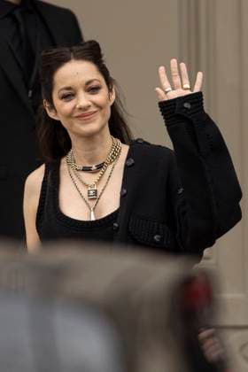 PFW - Chanel Exit Paris, France - January 28: Marion Cotillard leaves Chanel fashion show during the Haute Couture Fall Winter 2025 - 2026 Fashion Week on January 28, 2025 in Paris, France. Photo by ABACAPRESS.COM Paris France  Copyright: xABACAx