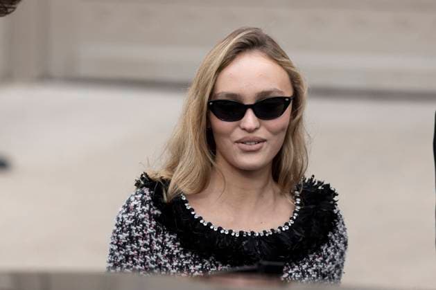 PFW - Chanel Exit Paris, France - January 28: Lily Rose Depp leaves Chanel fashion show during the Haute Couture Fall Winter 2025 - 2026 Fashion Week on January 28, 2025 in Paris, France. Photo by ABACAPRESS.COM Paris France  Copyright: xABACAx