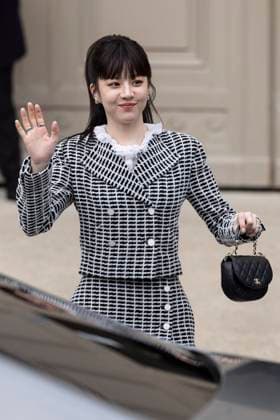 PFW - Chanel Exit Go Yoon Jung attends the Chanel Haute Couture Spring-Summer 2025 show as part of Paris Fashion Week on January 28, 2025 in Paris, France. Photo by ABACAPRESS.COM Paris France  Copyright: xABACAx