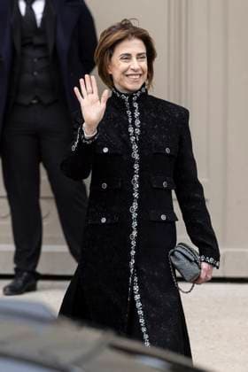 PFW - Chanel Exit Paris, France - January 28: Fernanda Torres leaves Chanel fashion show during the Haute Couture Fall Winter 2025 - 2026 Fashion Week on January 28, 2025 in Paris, France. Photo by ABACAPRESS.COM Paris France  Copyright: xABACAx