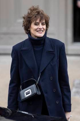 PFW - Chanel Exit Paris, France - January 28: Ines De La Fressange leaves Chanel fashion show during the Haute Couture Fall Winter 2025 - 2026 Fashion Week on January 28, 2025 in Paris, France. Photo by Marco Piovanotto ABACAPRESS.COM Paris France  Copyright: xPiovanottoxMarco ABACAx