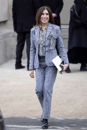 PFW - Chanel Exit Paris, France - January 28: Blanca Li leaves Chanel fashion show during the Haute Couture Fall Winter 2025 - 2026 Fashion Week on January 28, 2025 in Paris, France. Photo by Marco Piovanotto ABACAPRESS.COM Paris France  Copyright: xPiovanottoxMarco ABACAx