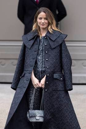 PFW - Chanel Exit Paris, France - January 28: Dianna Agron leaves Chanel fashion show during the Haute Couture Fall Winter 2025 - 2026 Fashion Week on January 28, 2025 in Paris, France. Photo by Marco Piovanotto ABACAPRESS.COM Paris France  Copyright: xPiovanottoxMarco ABACAx