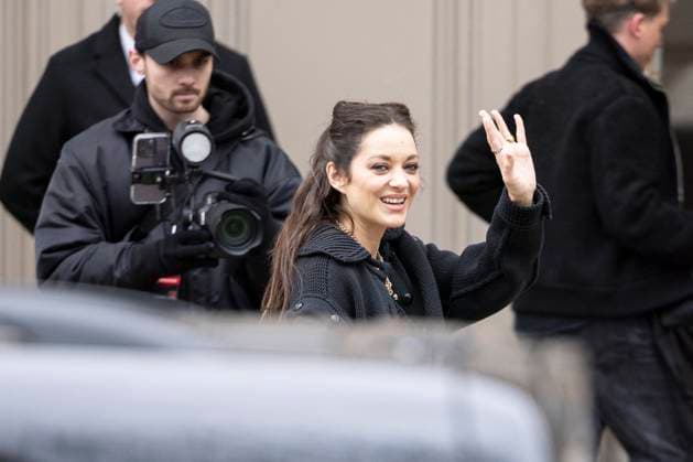 PFW - Chanel Exit Paris, France - January 28: Marion Cotillard leaves Chanel fashion show during the Haute Couture Fall Winter 2025 - 2026 Fashion Week on January 28, 2025 in Paris, France. Photo by Marco Piovanotto ABACAPRESS.COM Paris France  Copyright: xPiovanottoxMarco ABACAx