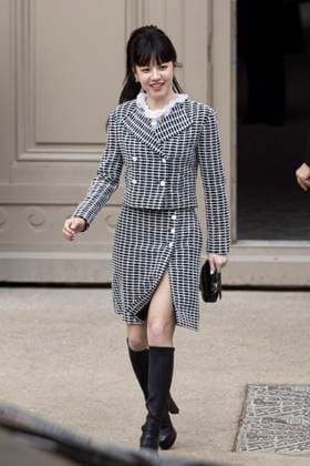 PFW - Chanel Exit Go Yoon Jung attends the Chanel Haute Couture Spring-Summer 2025 show as part of Paris Fashion Week on January 28, 2025 in Paris, France. Photo by Marco Piovanotto ABACAPRESS.COM Paris France  Copyright: xPiovanottoxMarco ABACAx