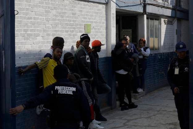 Facilities Of The Mexican Commission For Refugee Assistance In Mexico, Saturated By Mass Deportation After The Return Of Donald Trump To The Presidency Of The United States Migrants in Mexico, inside the facilities of the Mexican Commission for Refugee Assistance in the State of Mexico, wait for an appointment to apply for a Visitor Card for Humanitarian Reasons to access health services and employment opportunities in Mexico. They report that the CBP One application has stopped working, which, through an appointment, would allow them possible migratory flow to the United States and reduce the possibility of organized crime affecting their movement, among other challenges they face in their passage through national territory, on January  Copyright: xGerardoxVieyrax originalFilename: vieyra-notitle250128_npRNk.jpg
