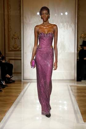 Giorgio Armani Prive Haute Couture Spring Summer 2025, Paris, 28 January 2025 Giorgio Armani Prive Haute Couture Spring Summer 2025 runway, Paris, France, 28 January 2025., Credit:x Avalon Paris, France  Copyright: xxx xAvalonx 0958491388