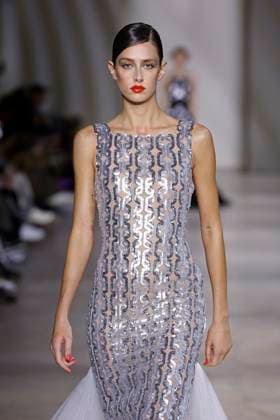 George Chakra Haute Couture Spring Summer 2025, Paris, 28 January 2025 George Chakra Haute Couture Spring Summer 2025 runway, Paris, France, 28 January 2025., Credit:Avalon Paris, France  Copyright: xAvalonx 0958507953