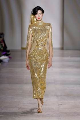 George Chakra Haute Couture Spring Summer 2025, Paris, 28 January 2025 George Chakra Haute Couture Spring Summer 2025 runway, Paris, France, 28 January 2025., Credit:Avalon Paris, France  Copyright: xAvalonx 0958509342