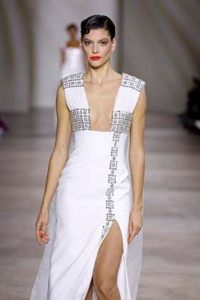 George Chakra Haute Couture Spring Summer 2025, Paris, 28 January 2025 George Chakra Haute Couture Spring Summer 2025 runway, Paris, France, 28 January 2025., Credit:Avalon Paris, France  Copyright: xAvalonx 0958509846