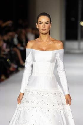 Celebrities at the Celia Kritharioti Collection Haute Couture Spring Summer 2025 show as part of Paris Fashion Week PFW Alessandra Ambrosio celebrities at the Celia Kritharioti Haute Couture Spring Summer 2025 show as part of Paris Fashion Week , Paris, France, January 28 2025 Jeremy Melloul Bestimage Celebrities attends the Celia Kritharioti Haute Couture Spring summer 2025 show as part of Paris Fashion Week on January 28 2025 in Paris, France Paris France  Copyright: xJeremyxMelloulx xBestimagexJeremyxMelloulx xBestimagex