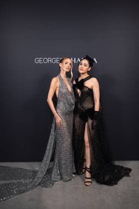 Celebrities at Georges Chakra Haute Couture Collection Spring Summer 2025 during Paris Fashion Week PFW Leonie Hanne and Araya A Hargate Celebrities at Georges Chakra Haute Couture Collection Spring Summer 2025 during Paris Fashion Week PFW, on january 28 2025 Perusseau Da Silva Bestimage Celebrities at Georges Chakra Fashion Show Haute Couture Spring Summer 2025 during Paris Fashion Week, on january 28 2025 Paris France  Copyright: xTizianoxDaxSilvax-xPierrexPerusseaux xBestimagexTizianoxDaxSilvax-xPierrexPerusseaux xBestimagex