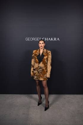 Celebrities at Georges Chakra Haute Couture Collection Spring Summer 2025 during Paris Fashion Week PFW mademoisellesoph Celebrities at Georges Chakra Haute Couture Collection Spring Summer 2025 during Paris Fashion Week PFW, on january 28 2025 Perusseau Da Silva Bestimage Celebrities at Georges Chakra Fashion Show Haute Couture Spring Summer 2025 during Paris Fashion Week, on january 28 2025 Paris France  Copyright: xTizianoxDaxSilvax-xPierrexPerusseaux xBestimagexTizianoxDaxSilvax-xPierrexPerusseaux xBestimagex