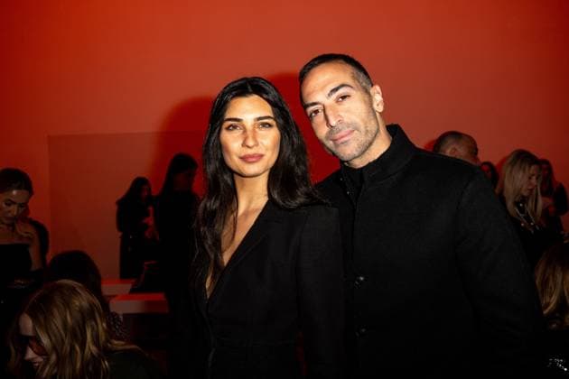 PFW - Elie Saab Front Tuba Buyukustun, Mohammed Al Turki attending the Elie Saab Haute Couture Spring-Summer 2025 show as part of Paris Fashion Week on January 29, 2025 in Paris, France. Photo by Ammar Abd Rabbo ABACAPRESS.COM Paris France  Copyright: xAbdxRabboxAmmar ABACAx