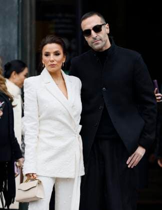 PFW - Elie Saab Arrivals Paris, France - January 29: Eva Longoria, Mohammed Al Turky arrive to Elie Saab fashion show during the Haute Couture Fall Winter 2025 - 2026 Fashion Week on January 29, 2025 in Paris, France. Photo by ABACAPRESS.COM Paris France  Copyright: xABACAx