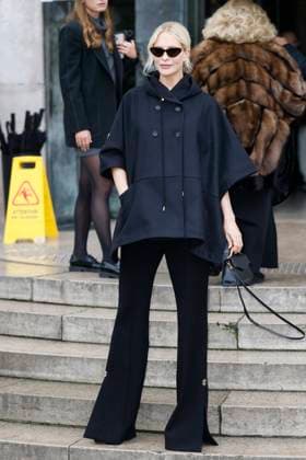 PFW - Elie Saab Arrivals Paris, France - January 29: Poppy Delevigne arrives to Elie Saab fashion show during the Haute Couture Fall Winter 2025 - 2026 Fashion Week on January 29, 2025 in Paris, France. Photo by Marco Piovanotto ABACAPRESS.COM PAris France  Copyright: xPiovanottoxMarco ABACAx