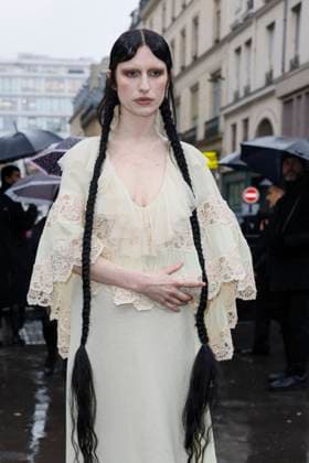 PFW - Valentino Arrivals Tali Lennox arrives to Valentino fashion show during the Haute Couture Fall Winter 2025 - 2026 Fashion Week on January 29, 2025 in Paris, France. Photo by Marco Piovanotto ABACAPRESS.COM Paris France  Copyright: xPiovanottoxMarco ABACAx